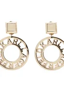 Fülbevaló k/circle logo archive earrings Karl Lagerfeld 	sárga	