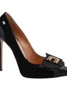 Tűsarkú cipő Elisabetta Franchi 	fekete	