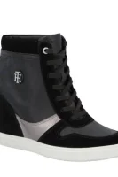 Sneakers tornacipő camo metallic Tommy Hilfiger 	fekete	