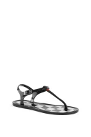 Checked Jelly Sandals Love Moschino 	fekete	