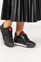Sneakers tornacipő SCARPAD Love Moschino 	fekete	