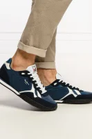Sneakers tornacipő HOLLAND SERIE 1 bőr hozzáadásával Pepe Jeans London 	sötét kék	