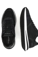 Bőr sneakers tornacipő Philippe Model 	fekete	