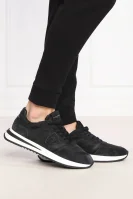 Bőr sneakers tornacipő Philippe Model 	fekete	
