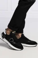Bőr sneakers tornacipő ANTIBES Philippe Model 	fekete	