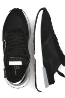 Bőr sneakers tornacipő ANTIBES Philippe Model 	fekete	