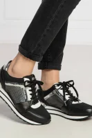 Sneakers tornacipő BILLIE TRAINER bőr hozzáadásával Michael Kors 	fekete	