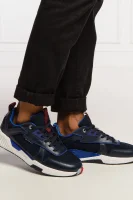 Sneakers tornacipő Carst bőr hozzáadásával Gant 	sötét kék	