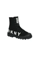 Magassarkú bokacsizma DKNY Kids 	fekete	