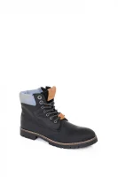 Combat Collar Boots Pepe Jeans London 	fekete	