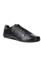 Bőr sneakers tornacipő Avenue_Lowp_ltmx BOSS BLACK 	fekete	