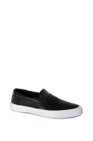 Velvet Slip-On Sneakers Kenzo 	fekete	