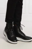 Bőr sneakers tornacipő ASHER Michael Kors 	fekete	