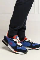 Bőr sneakers tornacipő La Martina 	sötét kék	