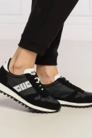 Sneakers tornacipő MERRILL 01 bőr hozzáadásával BLAUER 	fekete	