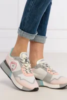 Sneakers tornacipő MYRTLE 03 bőr hozzáadásával BLAUER 	világos rózsa	