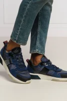 Sneakers tornacipő Hightown bőr hozzáadásával Gant 	sötét kék	
