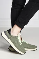 Bőr sneakers tornacipő ANTIBES Philippe Model 	zöld	