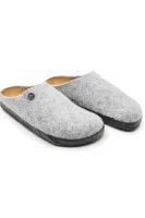 Otthoni cipő Zermatt Standard WZ bőr hozzáadásával Birkenstock 	szürke	