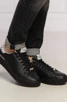 Bőr tornacipő Versace Jeans Couture 	fekete	