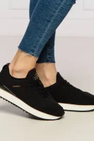 Sneakers tornacipő Bevinda bőr hozzáadásával Gant 	fekete	