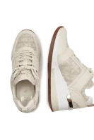 Sneakers tornacipő GEORGIE bőr hozzáadásával Michael Kors 	krém	