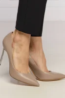 Bőr tűsarkú cipő MINORCA Casadei 	testszínű	