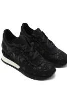 Sneakers tornacipő REIKO bőr hozzáadásával Le Silla 	fekete	