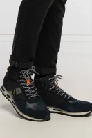 Sneakers tornacipő F1 MUSTANG 05 CAM bőr hozzáadásával BLAUER 	sötét kék	