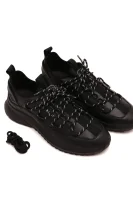 Bőr sneakers tornacipő Bally 	fekete	