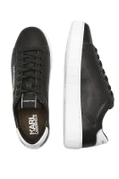 Bőr tornacipő KUPSOLE III Karl Lagerfeld 	fekete	