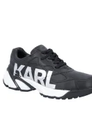 Bőr sneakers tornacipő VOLT Karl Lagerfeld 	fekete	