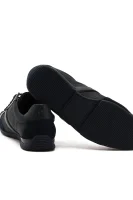 Sneakers tornacipő Saturn bőr hozzáadásával BOSS BLACK 	sötét kék	