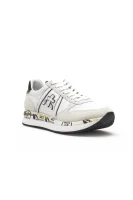 Bőr sneakers tornacipő tris Premiata 	fehér	