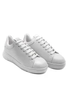 Bőr sneakers tornacipő Emporio Armani 	fehér	