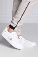 Bőr tornacipő EA7 	fehér	