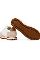 Sneakers tornacipő Parkour-L bőr hozzáadásával BOSS BLACK 	fehér	