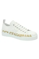 Bőr tornacipő Dolce & Gabbana 	fehér	