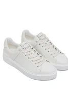 Bőr sneakers tornacipő B-COURT Balmain 	fehér	