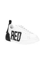 Bőr tornacipő Red Valentino 	fehér	