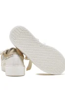 Bőr sneakers tornacipő Tommy Hilfiger 	fehér	