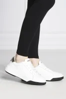 Bőr sneakers tornacipő Dsquared2 	fehér	