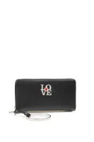 Love Frame Wallet Love Moschino 	fekete	