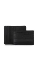 Wallet + Business Card Holder BOSS BLACK 	fekete	