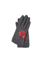 Gloves Red Flowers Desigual 	szürke	