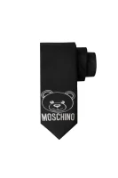 Selyem kravata Moschino 	fekete	