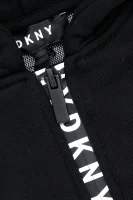 Pulóver | Regular Fit DKNY Kids 	fekete	
