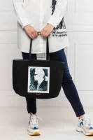 Shopper táska + tarisznya Karl Lagerfeld 	fekete	