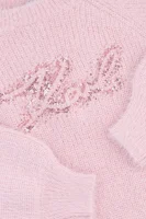 Kötött pulóver | Regular Fit Karl Lagerfeld Kids 	rózsaszín	