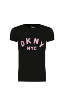Póló | Regular Fit DKNY Kids 	fekete	